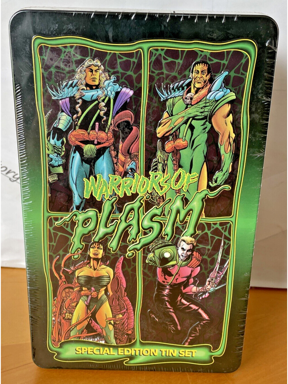 Warriors of Plasm Special Sealed Tin Set Limited to 25,000 1993 Jim Shooter